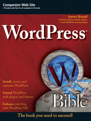 cover image of WordPress Bible